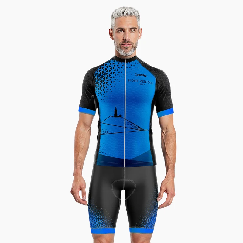 Tenue De Cyclisme Mont Ventoux Bleu - Performance