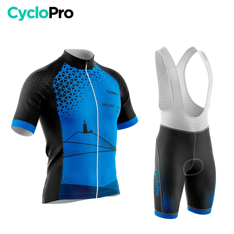Tenue De Cyclisme Mont Ventoux Bleu - Performance