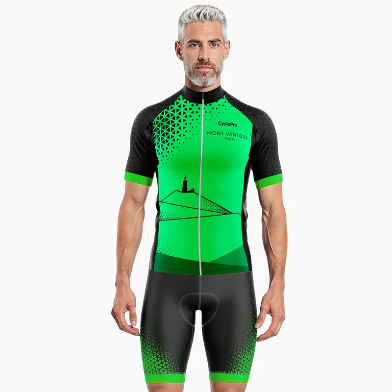 Tenue De Cyclisme Mont Ventoux Verte - Performance