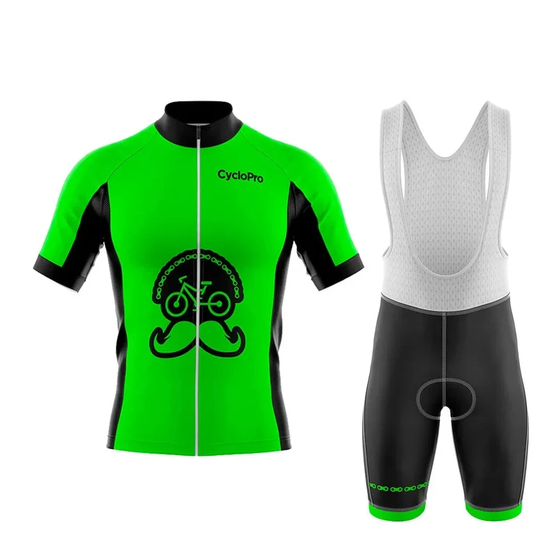 Tenue De Cyclisme Verte - Fleur de l'age