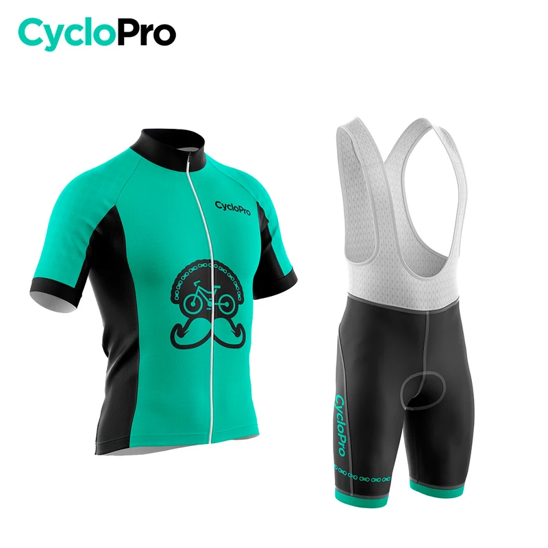 Tenue De Cyclisme Turquoise - Fleur de l'age