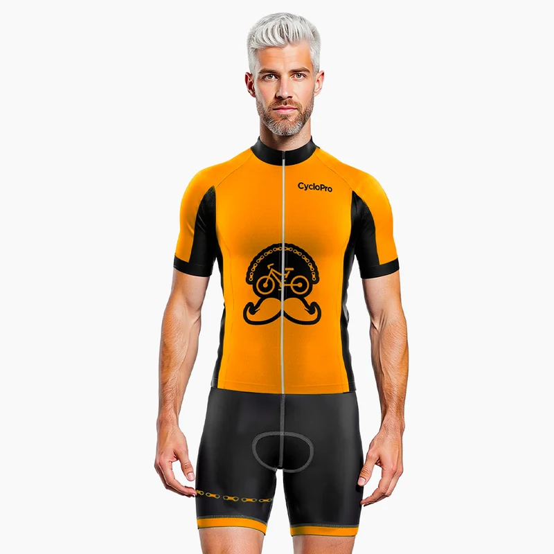 Tenue De Cyclisme Orange - Fleur de l'age