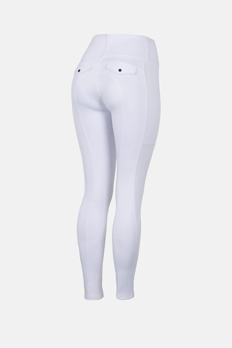 Anya pantalon d'équitation fonctionnel femme avec grip intégral White 32