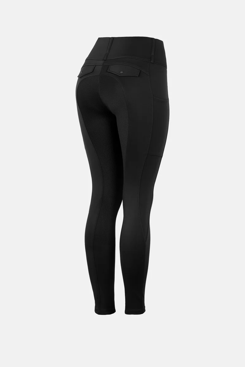 Anya pantalon d'équitation fonctionnel femme avec grip intégral Black 36