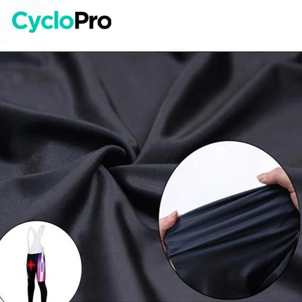Tenue Vélo Hiver Violet - Confort+