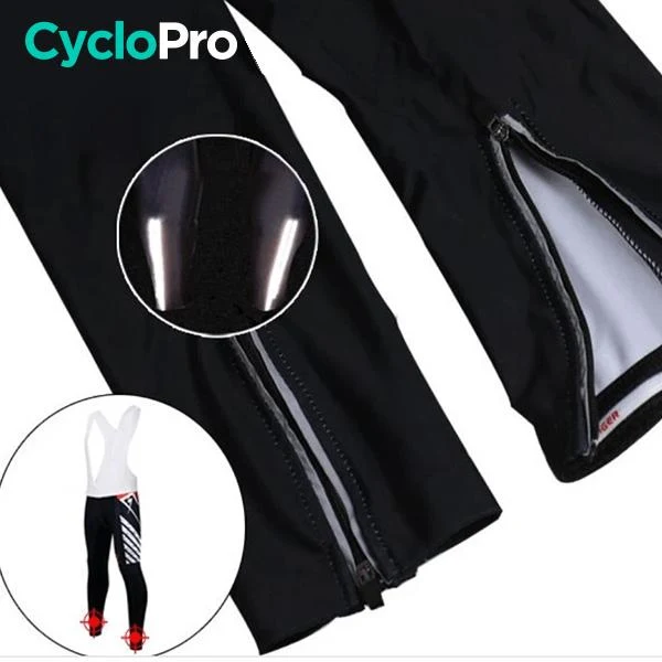 Tenue Vélo Femme Hiver Rouge - Confort+