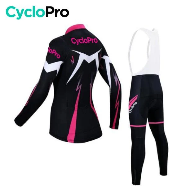 Tenue Vélo Hiver Rose - Confort+