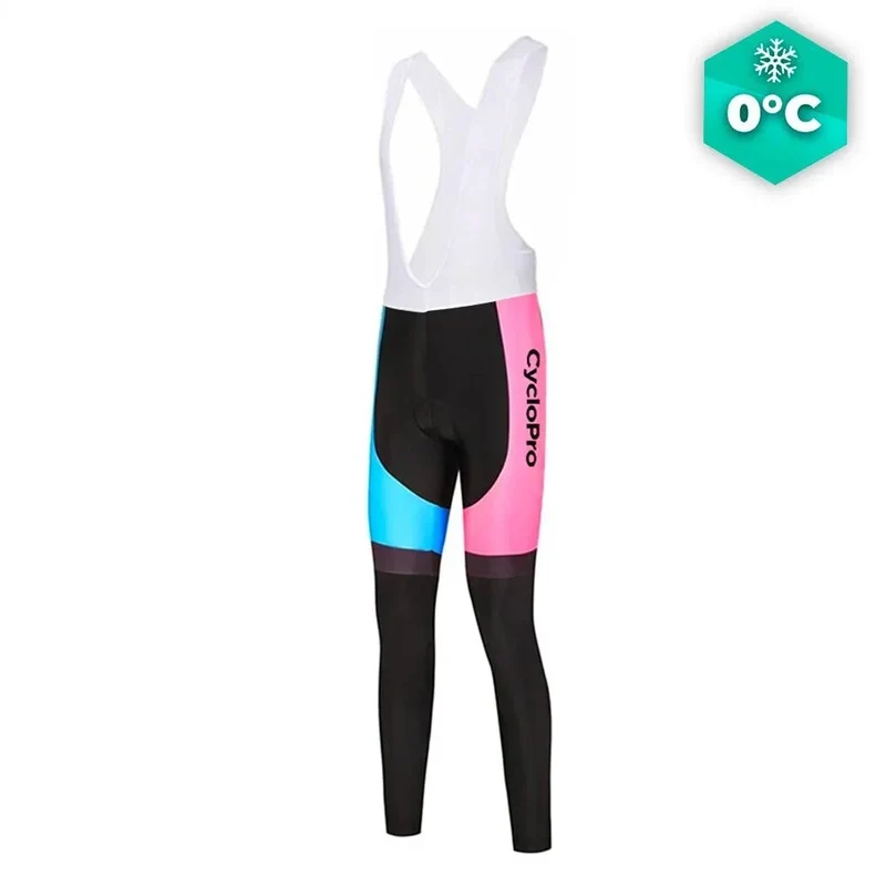 COLLANT CYCLISTE POUR FEMMES - HIVER - ECLIPSE ROSE