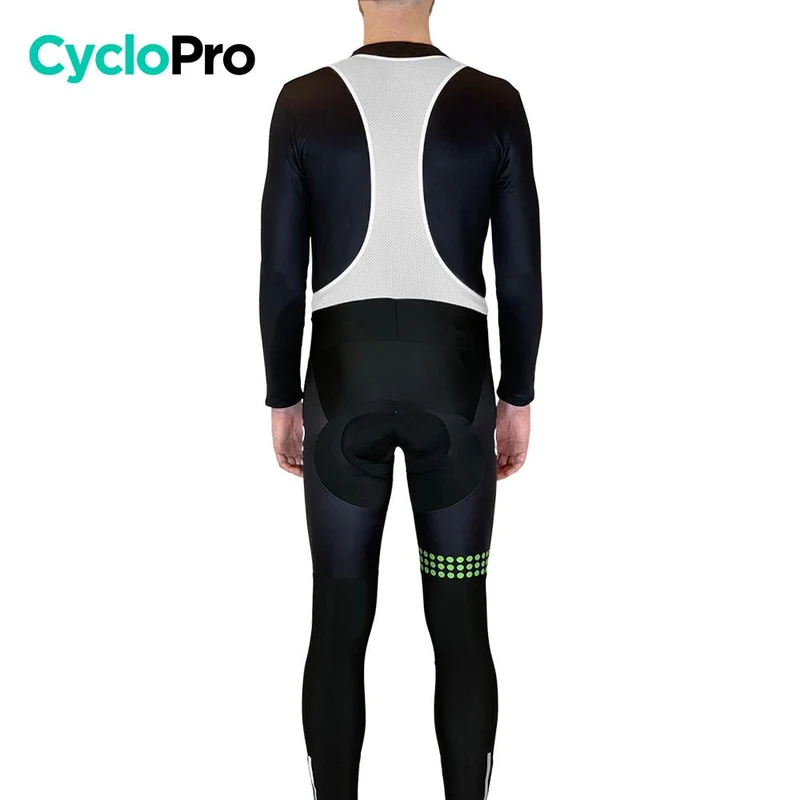 COLLANT CYCLISTE VERT LIBERTY+ - HIVER
