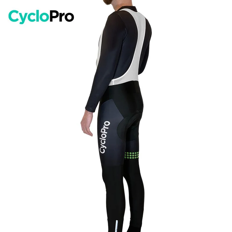 COLLANT CYCLISTE VERT LIBERTY+ - HIVER