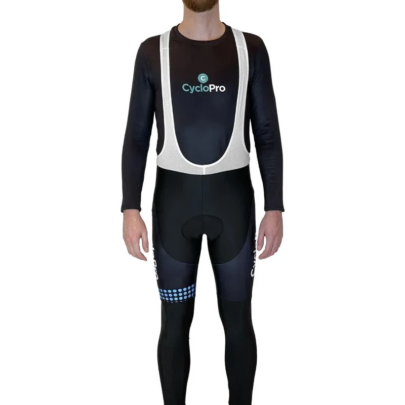 COLLANT CYCLISTE BLEU LIBERTY+ - HIVER