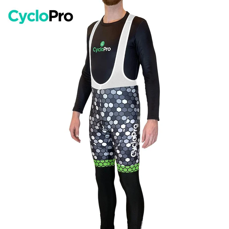COLLANT CYCLISTE VERT ATMOSPHÈRE+ - HIVER