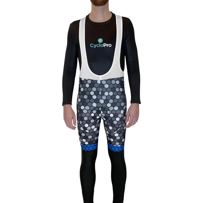 COLLANT CYCLISTE BLEU ATMOSPHÈRE+ - HIVER