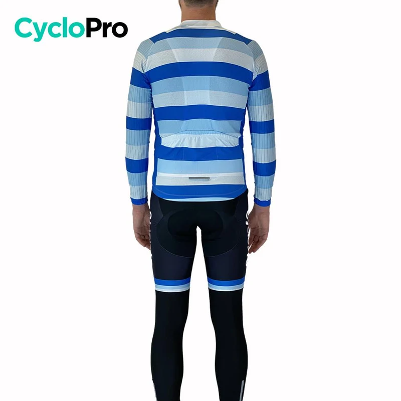 Tenue cycliste hiver Bleue - Evasion+