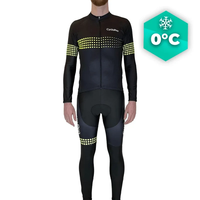 Tenue cycliste hiver Jaune - Liberty+