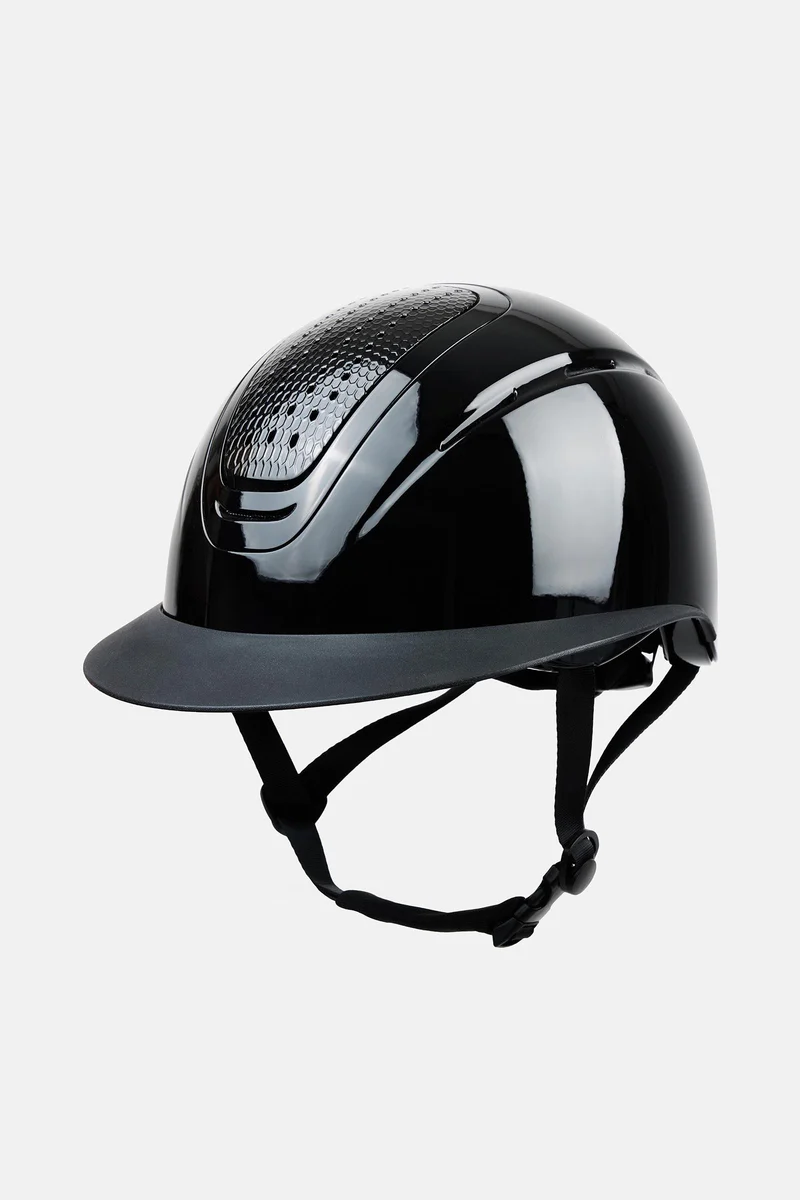 AERO GLOSS casque d'équitation Black/Black 55-57