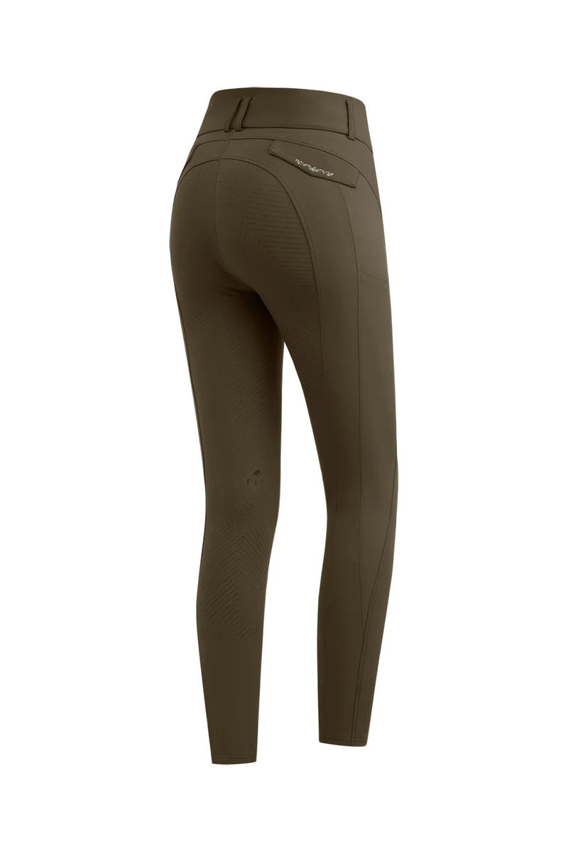 Comfort Ride Glam pantalon d’équitation femme full grip Green Brown 38