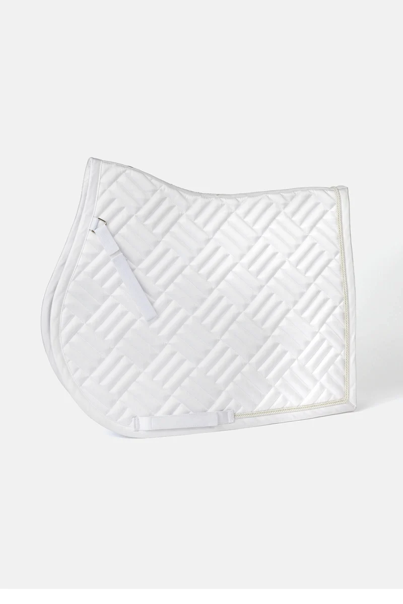 Aachen tapis de selle mixte White P