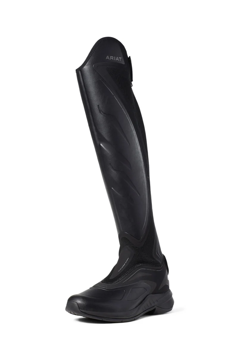 Ascent Bottes d’équitation hautes femme Black 38 Regular Wide