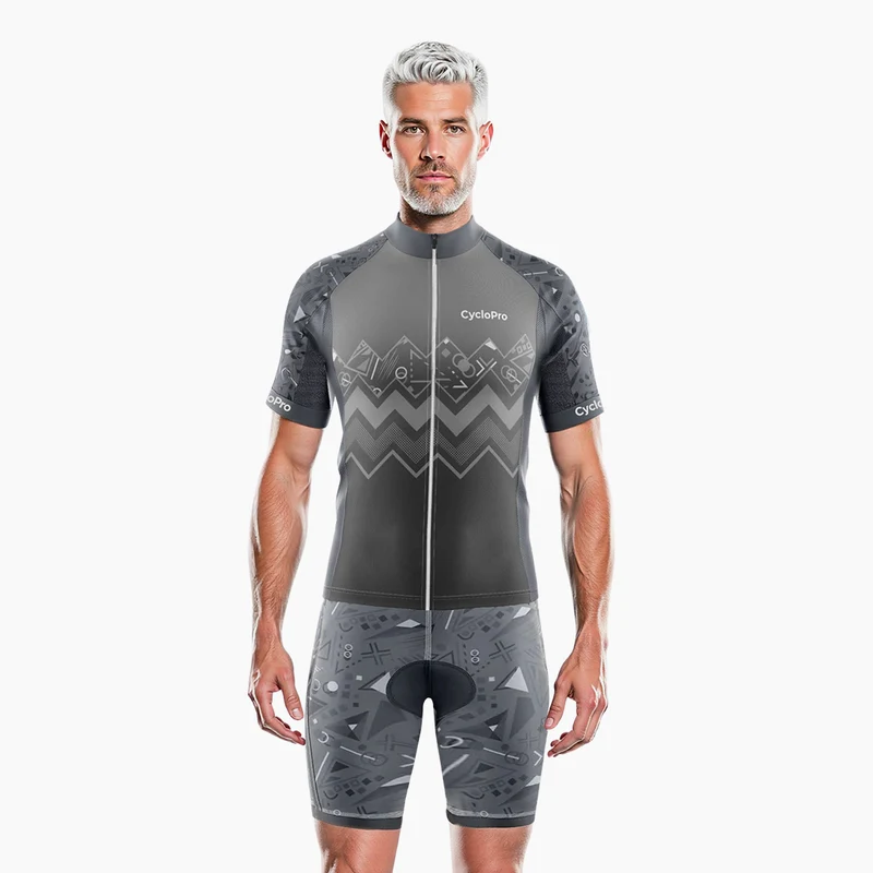 TENUE DE CYCLISME ÉTÉ HOMME GRIS - WAVE+