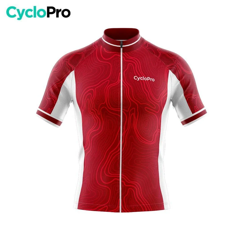 TENUE DE CYCLISME ÉTÉ HOMME ROUGE - FLUIDITY+