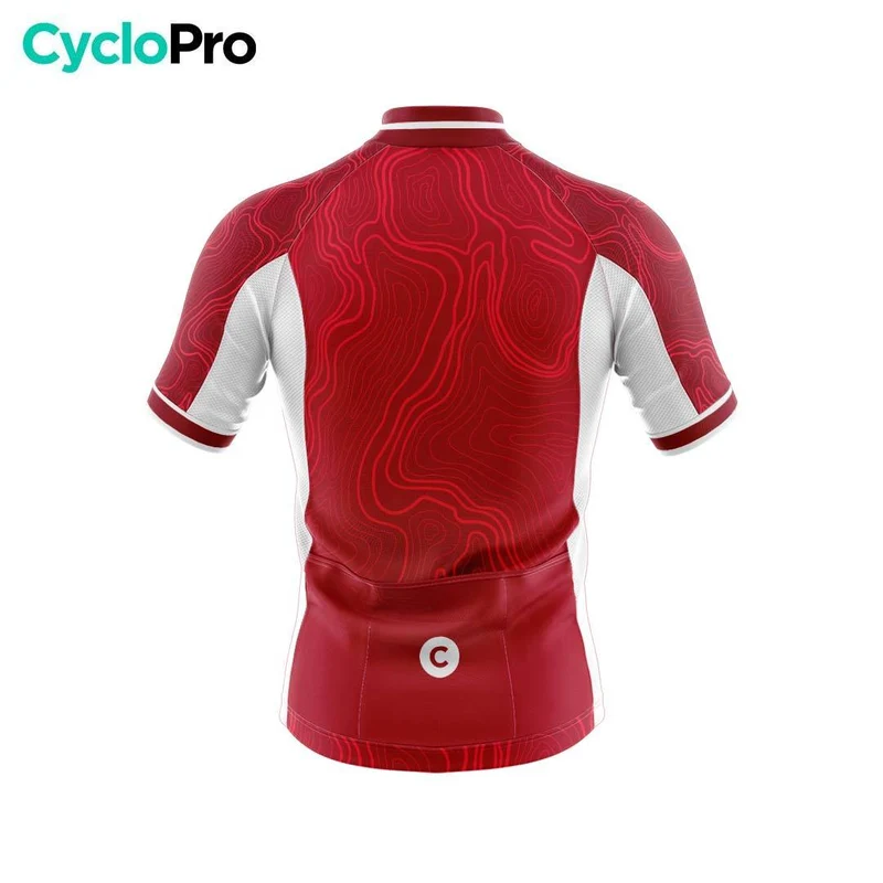 TENUE DE CYCLISME ÉTÉ HOMME ROUGE - FLUIDITY+
