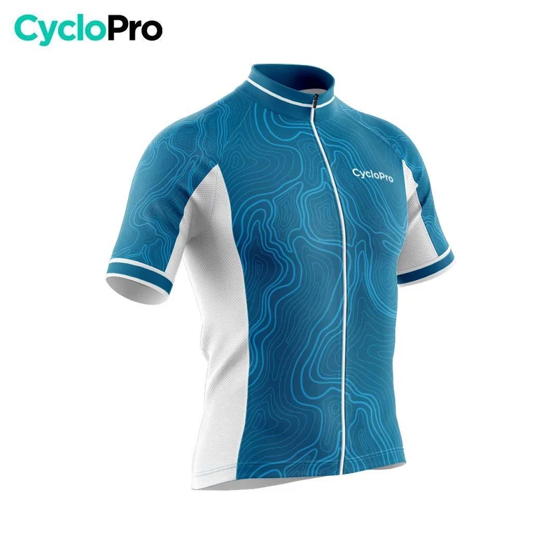 TENUE DE CYCLISME ÉTÉ HOMME BLEUE - FLUIDITY+