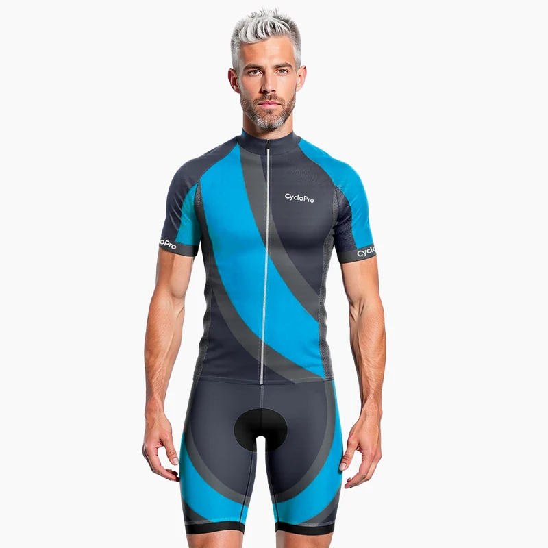 TENUE DE CYCLISME ÉTÉ HOMME BLEUE - GLADIATOR+
