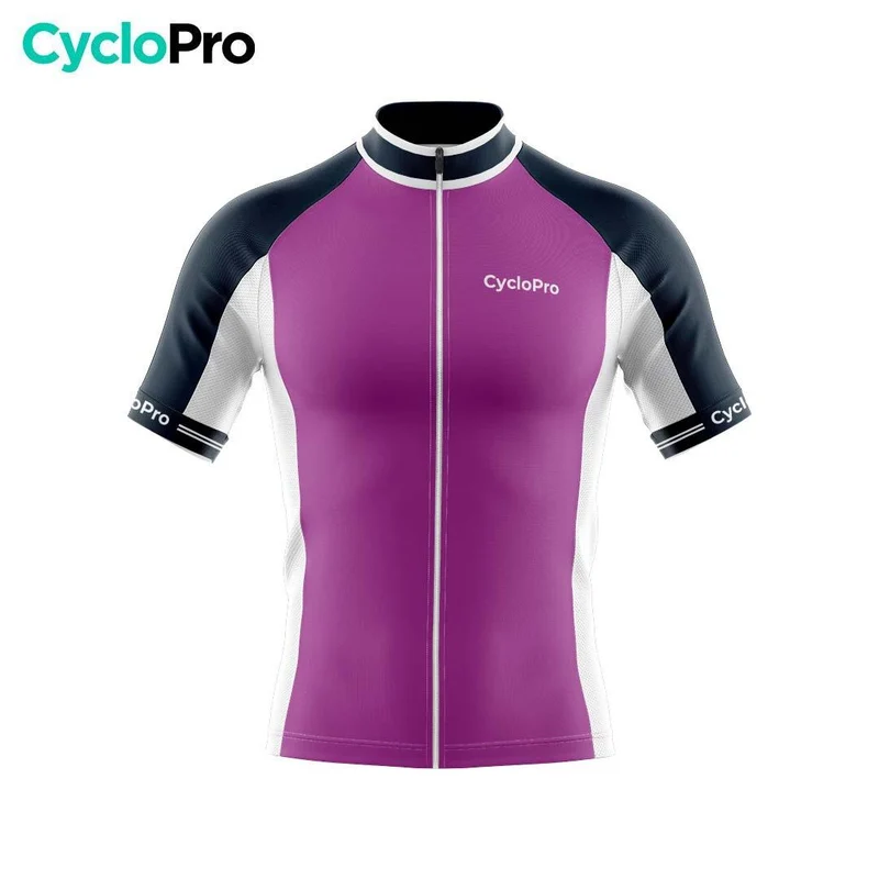 TENUE DE CYCLISME ÉTÉ HOMME VIOLET - UNI+