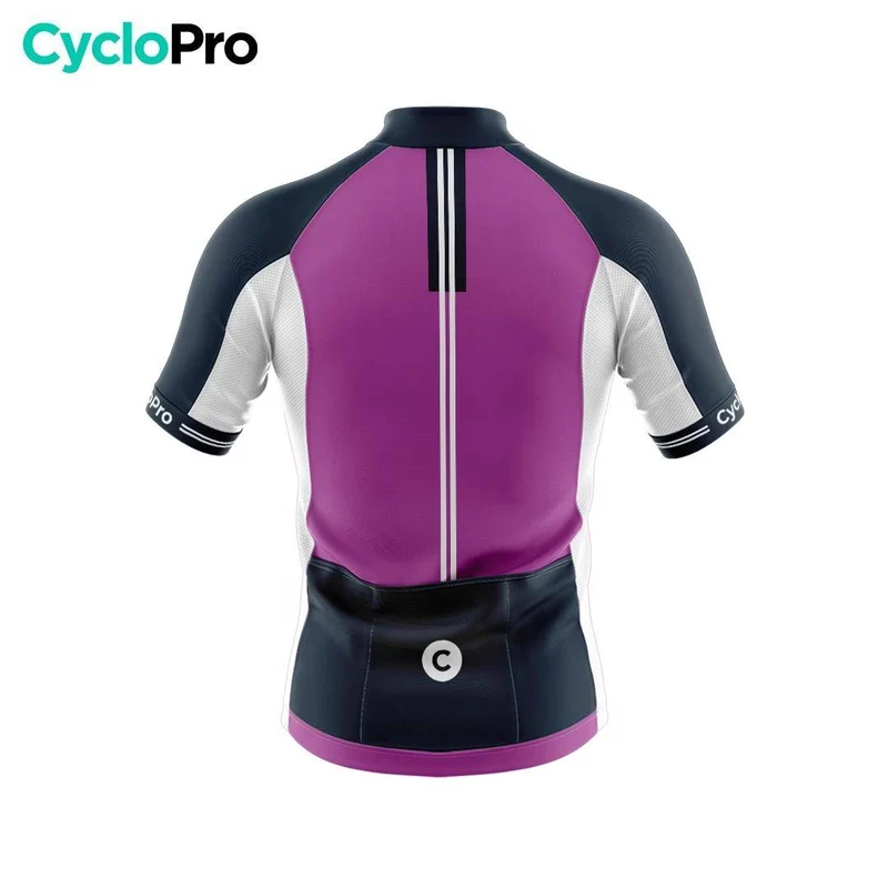 TENUE DE CYCLISME ÉTÉ HOMME VIOLET - UNI+