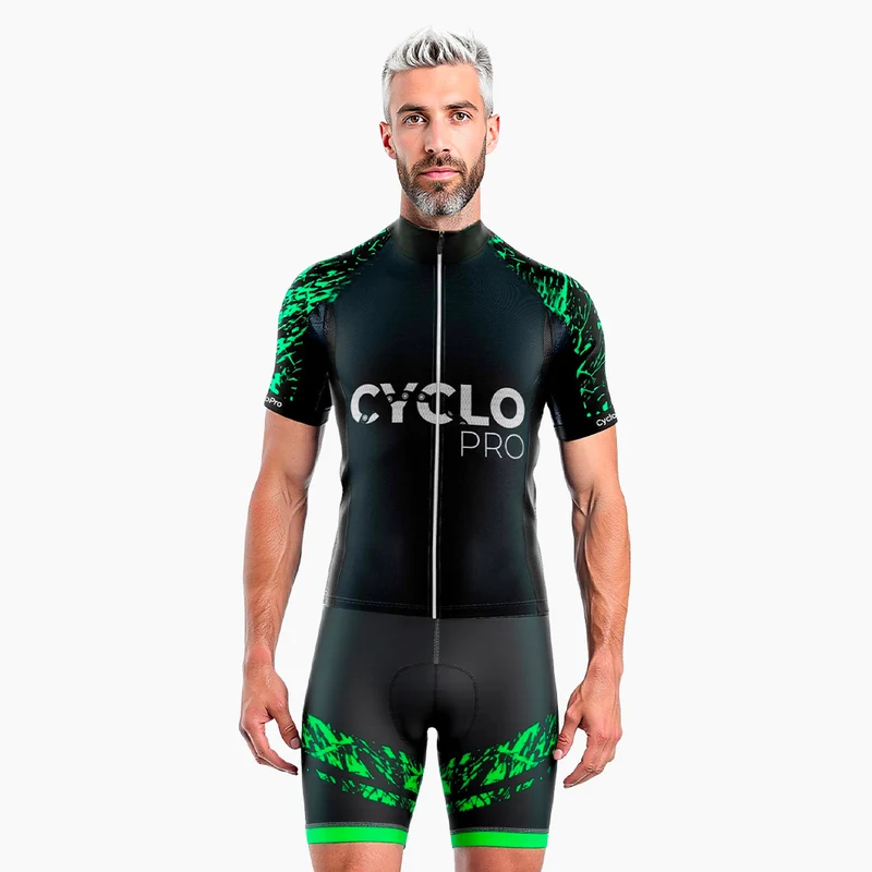 Tenue De Cyclisme été Homme Verte - CYCLOPRO+