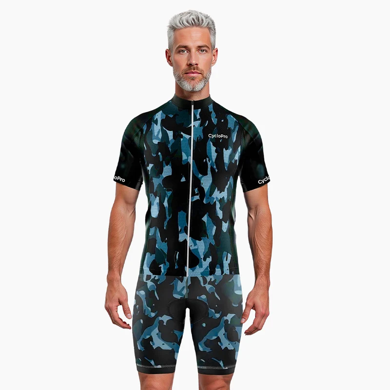 Tenue De Cyclisme été Bleue - Militaro+