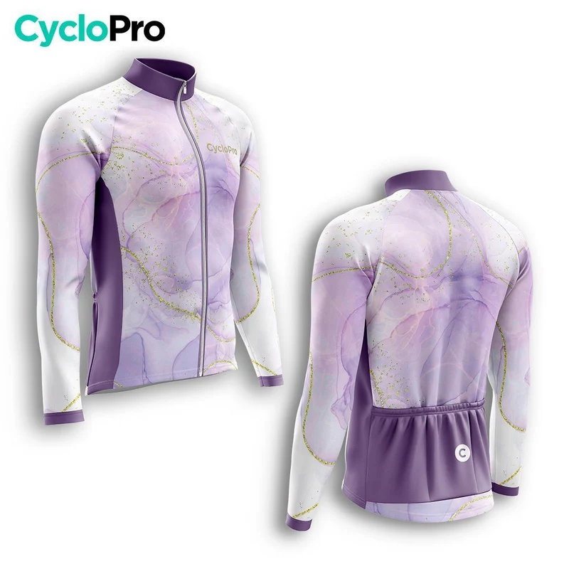 TENUE CYCLISTE HIVER HOMME VIOLETTE - TEINTE+