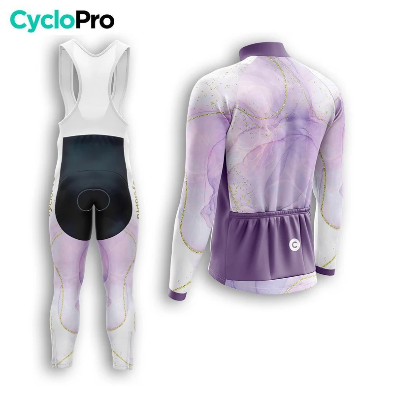 TENUE CYCLISTE HIVER HOMME VIOLETTE - TEINTE+