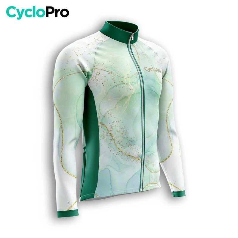 TENUE CYCLISTE HIVER HOMME VERTE - TEINTE+
