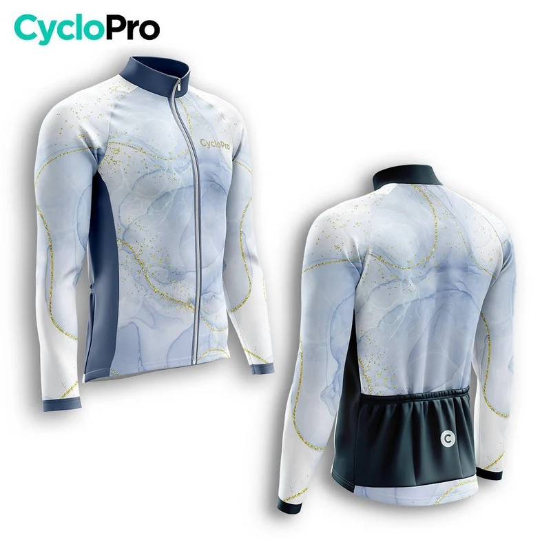 TENUE CYCLISTE HIVER HOMME BLEUE - TEINTE+