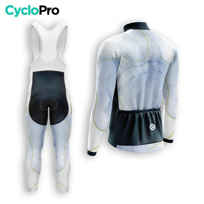 TENUE CYCLISTE HIVER HOMME BLEUE - TEINTE+
