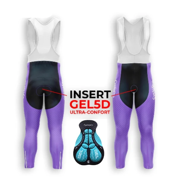 TENUE CYCLISTE HIVER HOMME VIOLET - SPEED+