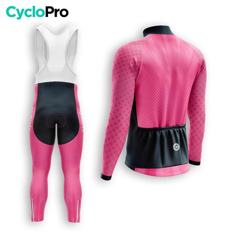 TENUE CYCLISTE HIVER HOMME ROSE - SPEED+