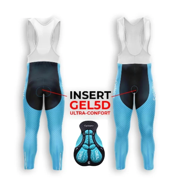 TENUE CYCLISTE HIVER HOMME BLEUE - SPEED+