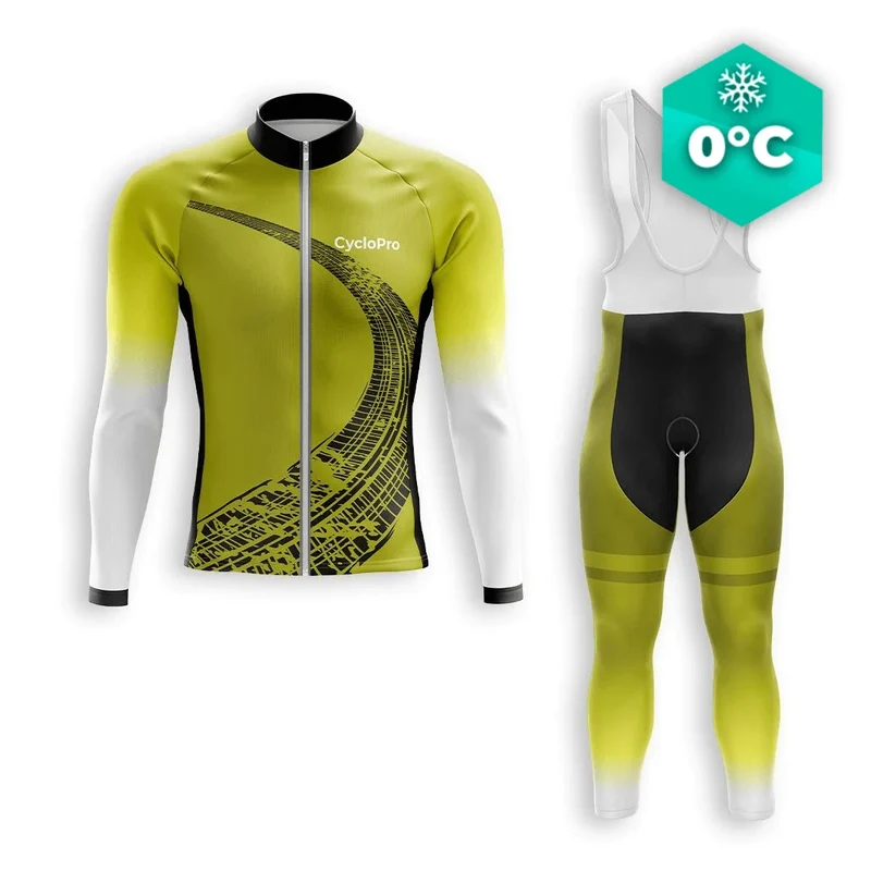 TENUE CYCLISTE HIVER HOMME JAUNE - TRACE+