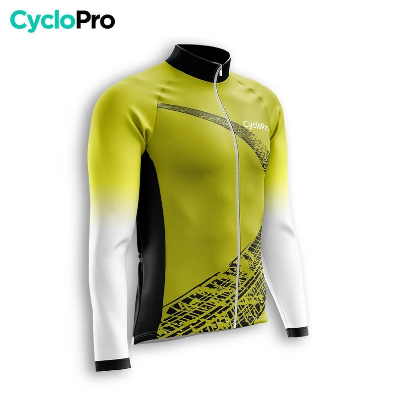 TENUE CYCLISTE HIVER HOMME JAUNE - TRACE+