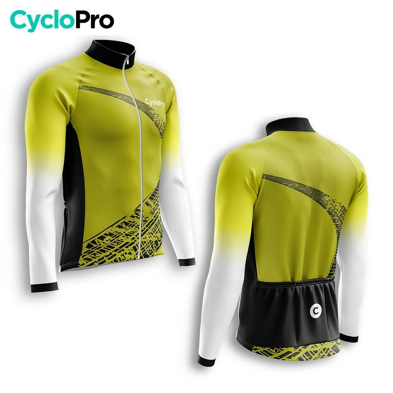 TENUE CYCLISTE HIVER HOMME JAUNE - TRACE+