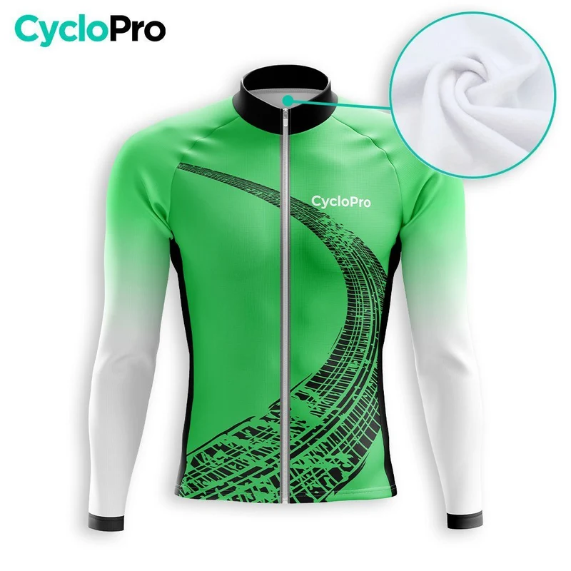 TENUE CYCLISTE HIVER HOMME VERTE - TRACE+