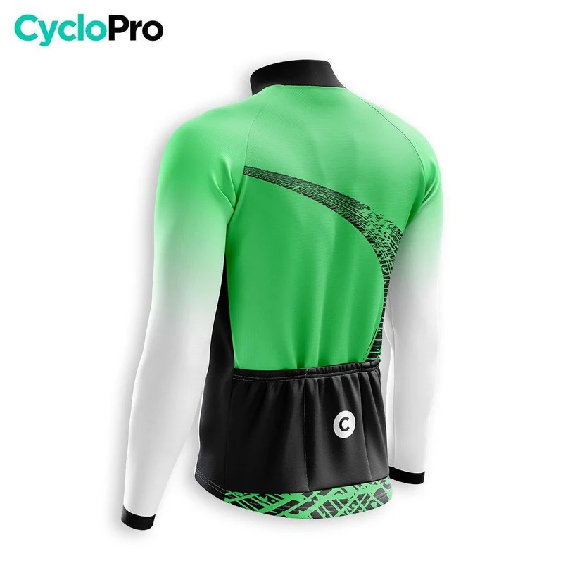 TENUE CYCLISTE HIVER HOMME VERTE - TRACE+