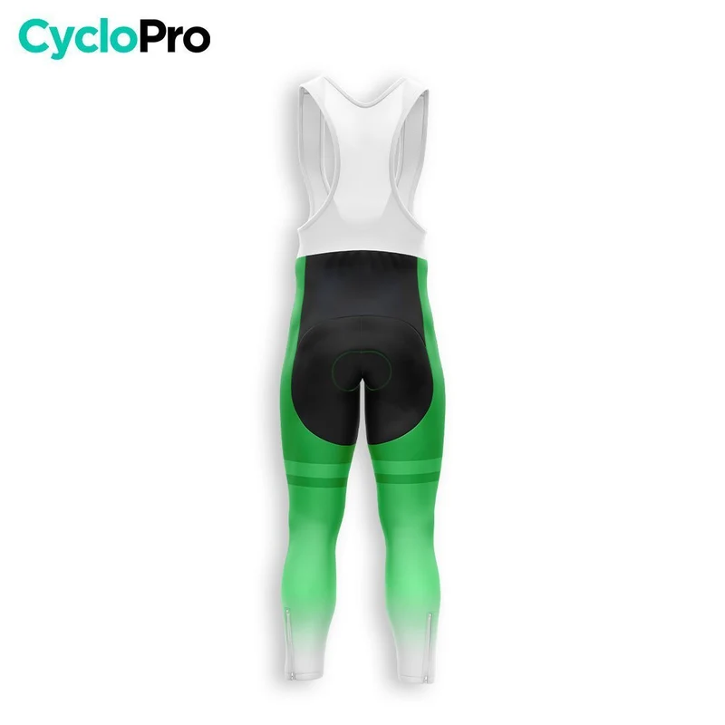 TENUE CYCLISTE HIVER HOMME VERTE - TRACE+