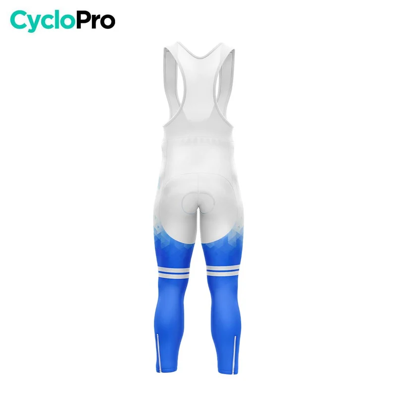 TENUE CYCLISTE HIVER HOMME BLEUE - CRISTAL+