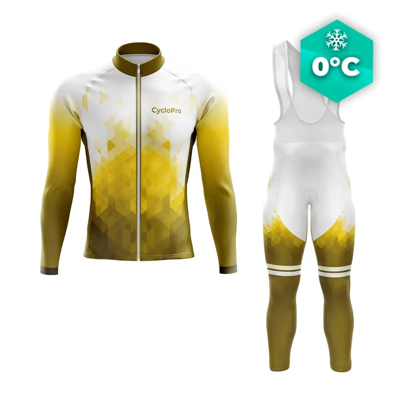 TENUE CYCLISTE HIVER HOMME JAUNE - CRISTAL+