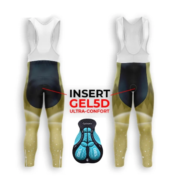 TENUE CYCLISTE HIVER HOMME JAUNE - SNOW+