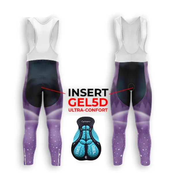 TENUE CYCLISTE HIVER HOMME VIOLET - SNOW+